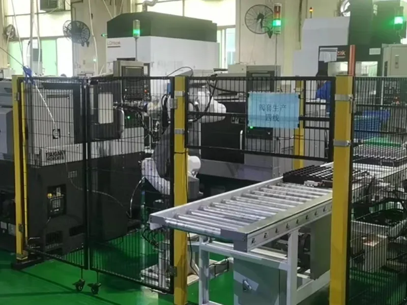 التصنيع باستخدام الحاسب الآلي المتقدم في ورشة إنتاج عالية الحجم