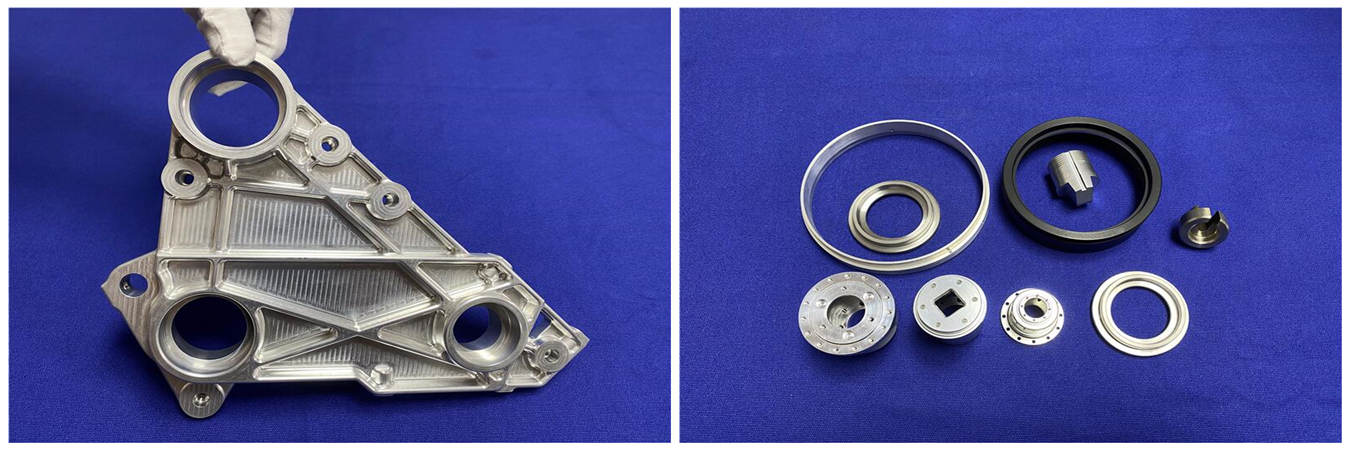 CNC machined aluminum parts for automotive applications
