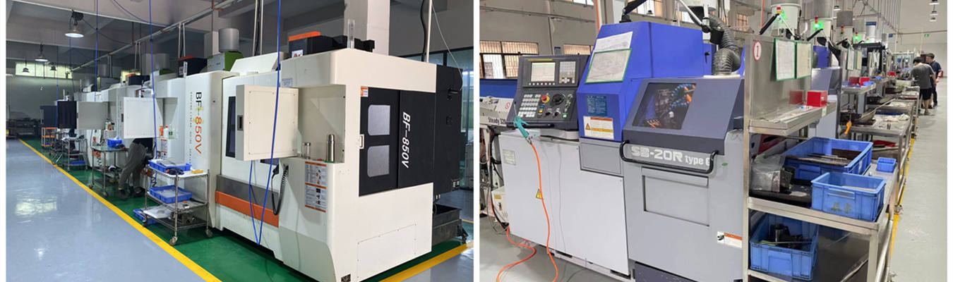 ورشة تصنيع ألومنيوم باستخدام ماكينات CNC تنتج مكونات معدنية مخصصة عالية الدقة